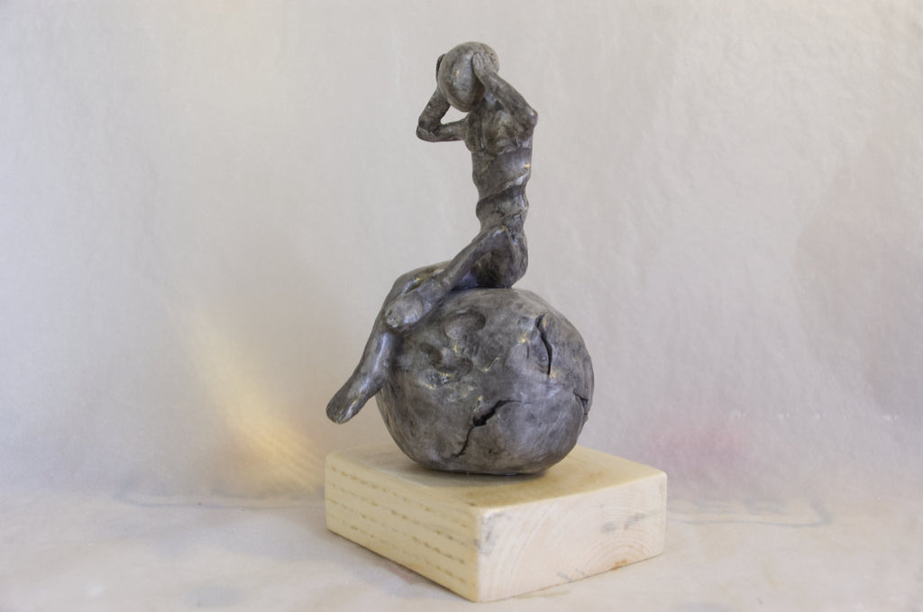 L'Anxiété — Sculpture originale en argile polymère
