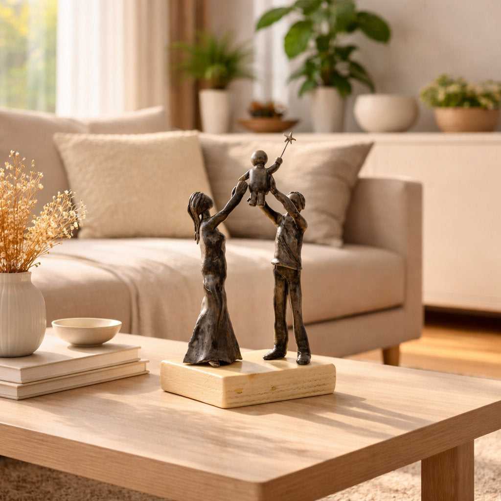 Le devoir parental – Sculpture en argile polymère
