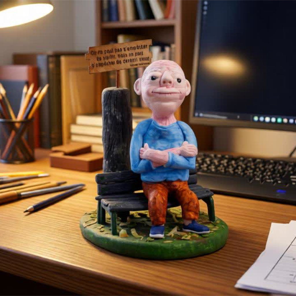 La sagesse du temps – Diorama en argile polymère