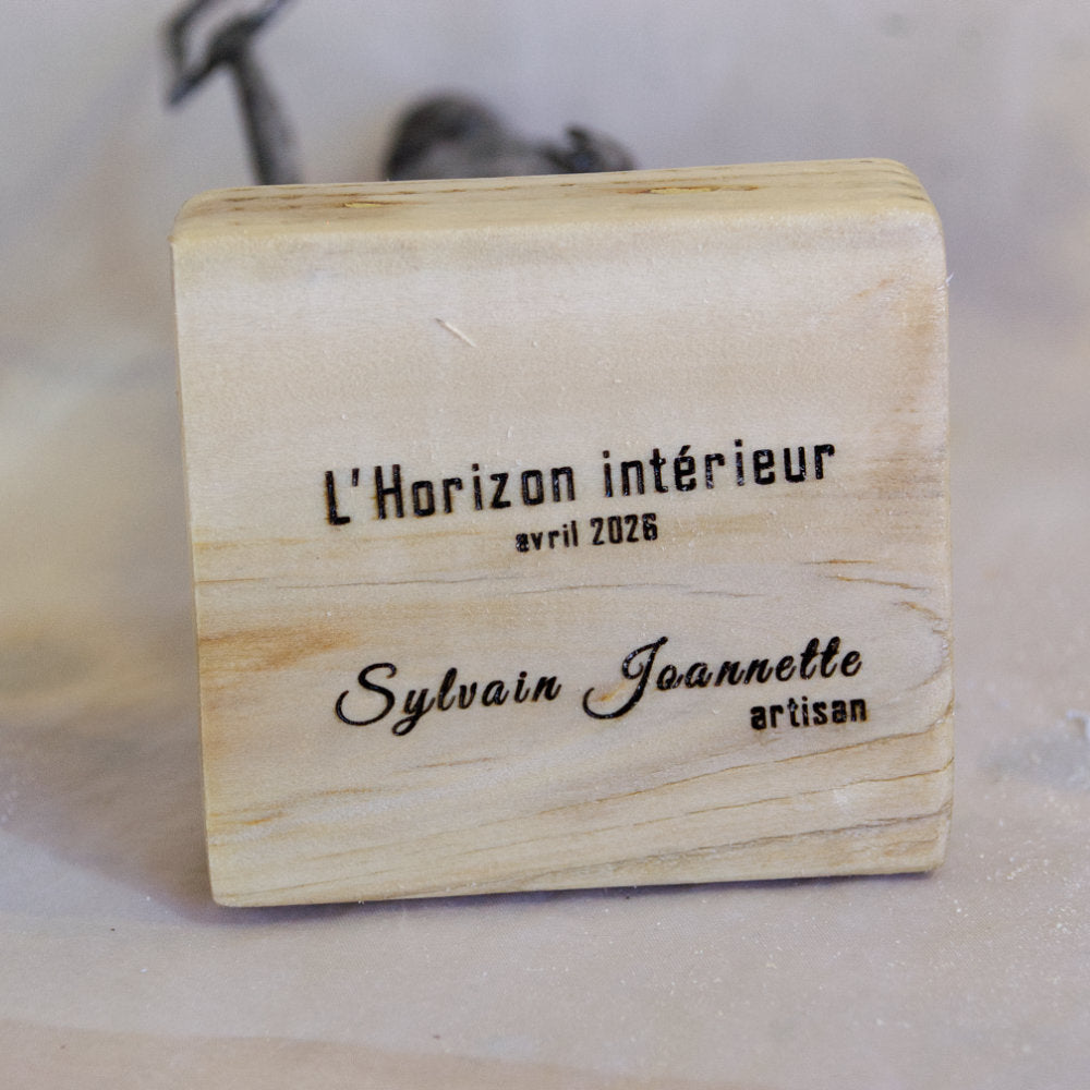 L'Horizon intérieur - Sculpture en argile polymère