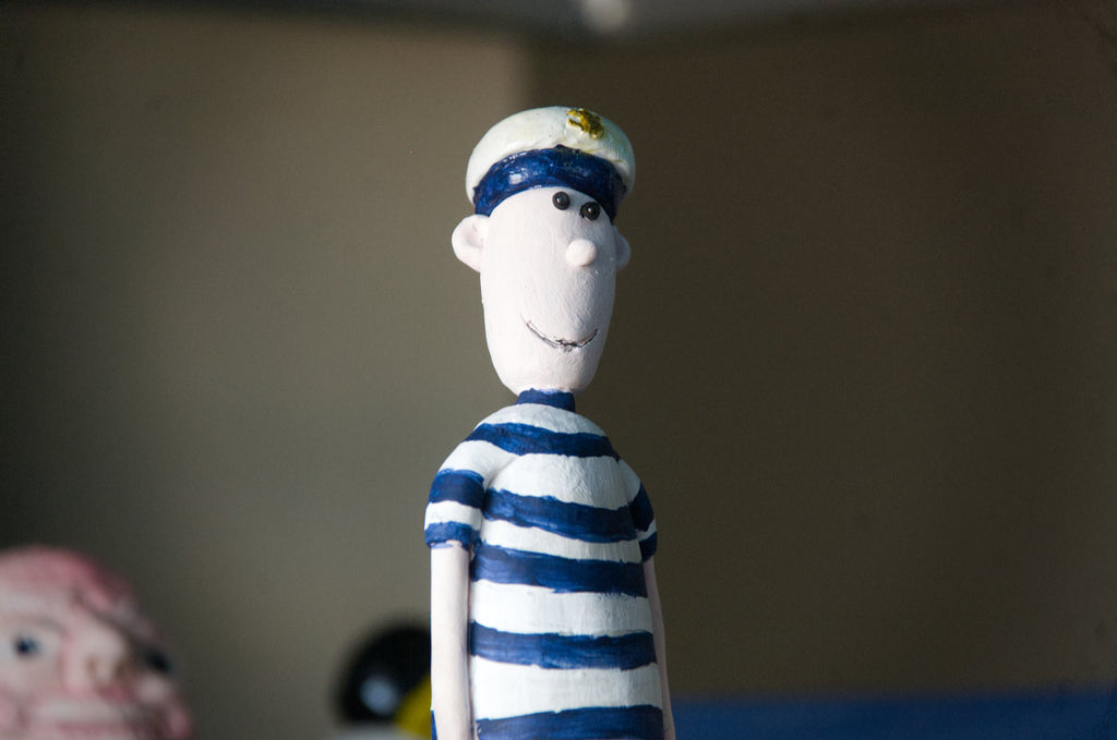 Les marins – Sculpture en argile polymère