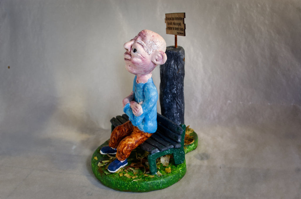 La sagesse du temps – Diorama en argile polymère