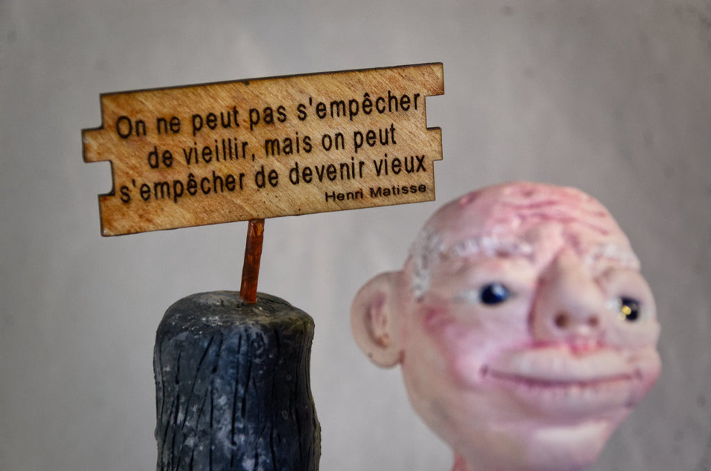 La sagesse du temps – Diorama en argile polymère