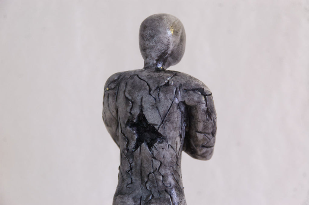 La trahison — Sculpture originale en argile polymère