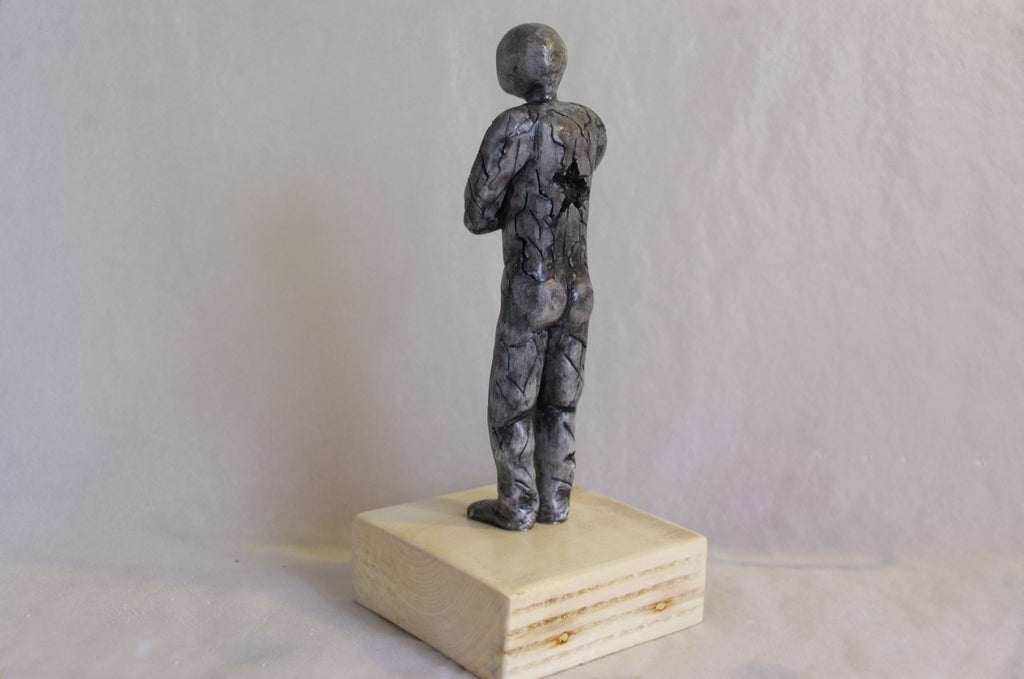 La trahison — Sculpture originale en argile polymère