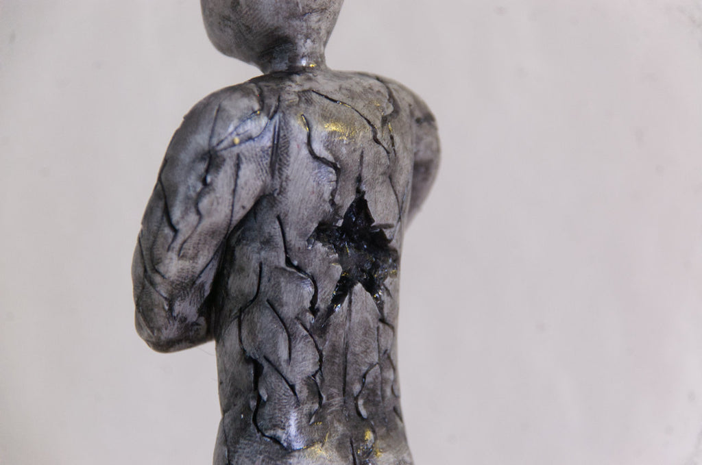 La trahison — Sculpture originale en argile polymère